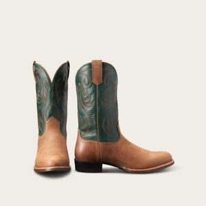 Tecovas Buck Firewood / Forest Cowhide size 9EE Brand New